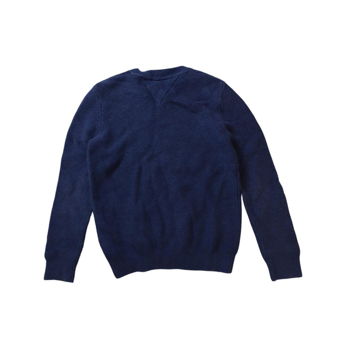 A Blue Knit Sweaters from Tommy Hilfiger in size 8Y for boy. (Back View)