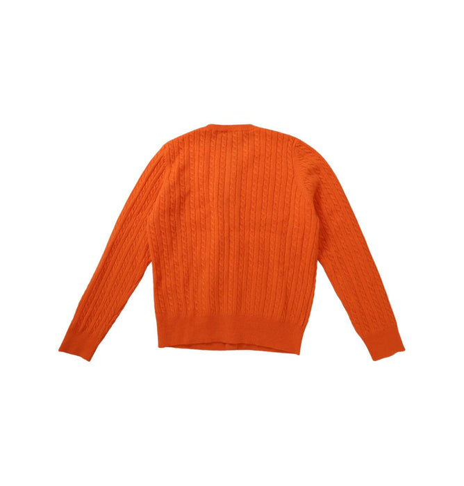 A Orange Cardigans from BYPAC in size 7Y for girl. (Back View)