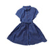 A Blue Short Sleeve Dresses from Tommy Hilfiger in size 4T for girl. (Front View)