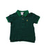 A Green Short Sleeve Polos from Ralph Lauren in size 12-18M for boy. (Front View)