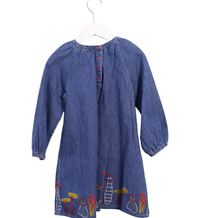 A Blue Long Sleeve Dresses from Stella McCartney in size 5T for girl. (Back View)