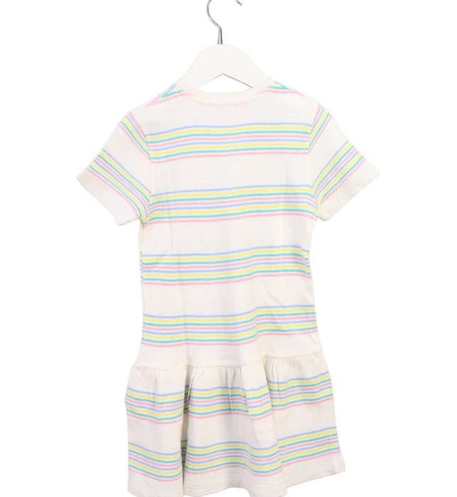 A White Short Sleeve Dresses from Bonpoint in size 4T for girl. (Back View)