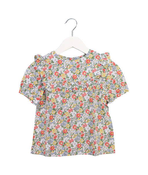 A Multicolour Short Sleeve Tops from Bonpoint in size 6T for girl. (Front View)