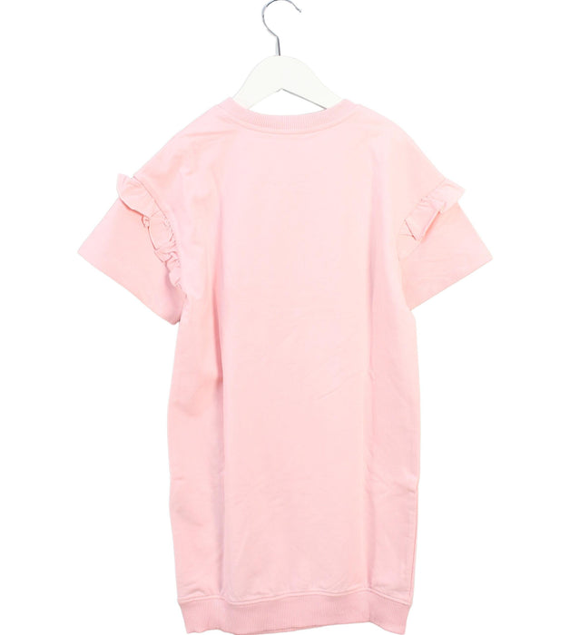 A Pink Short Sleeve Dresses from Moschino in size 8Y for girl. (Back View)