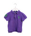 A Purple Short Sleeve Polos from Polo Ralph Lauren in size 2T for girl. (Front View)