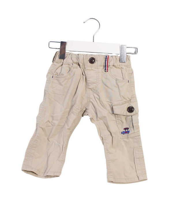 A Ivory Casual Pants from Miki House in size 12-18M for boy. (Front View)