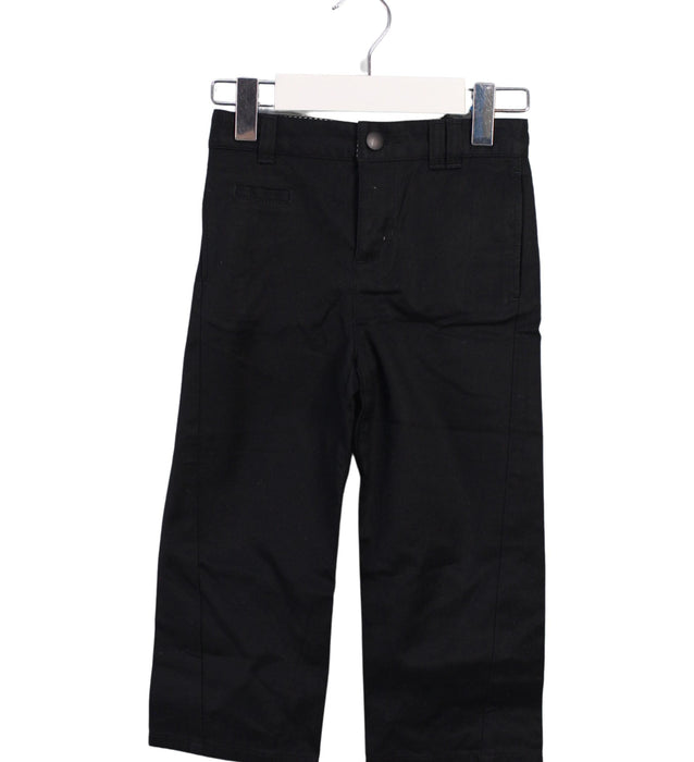 A Black Casual Pants from Comme Ca Ism in size 18-24M for boy. (Front View)