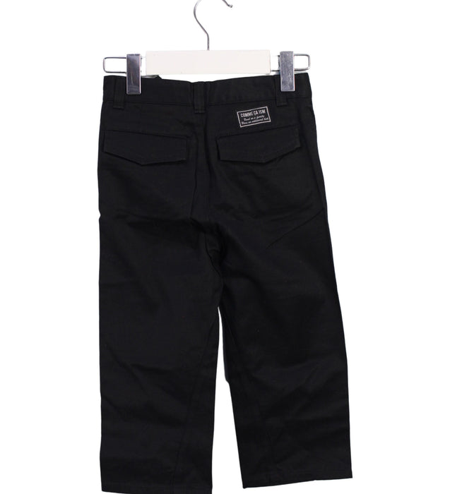 A Black Casual Pants from Comme Ca Ism in size 18-24M for boy. (Back View)