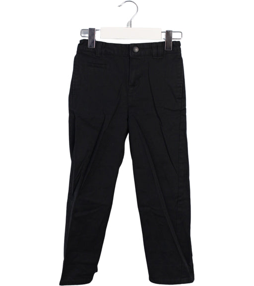 A Black Casual Pants from Comme Ca Ism in size 4T for boy. (Front View)