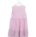 A Pink Sleeveless Dresses from Selini Action in size 8Y for girl. (Back View)