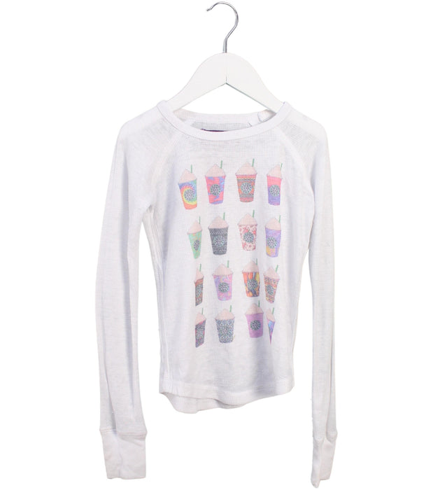 A White Crewneck Sweatshirts from Sparkle by Stoopher in size 4T for boy. (Front View)