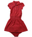 A Red Short Sleeve Dresses from Ralph Lauren in size 12-18M for girl. (Front View)