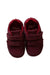 A Burgundy Sneakers from Clarks in size 12-18M for girl. (Front View)