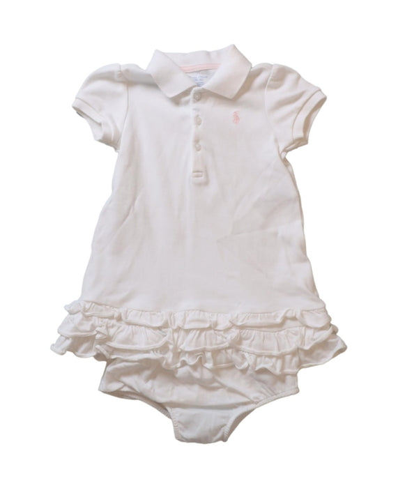 A White Dress Sets from Ralph Lauren in size 6-12M for girl. (Front View)