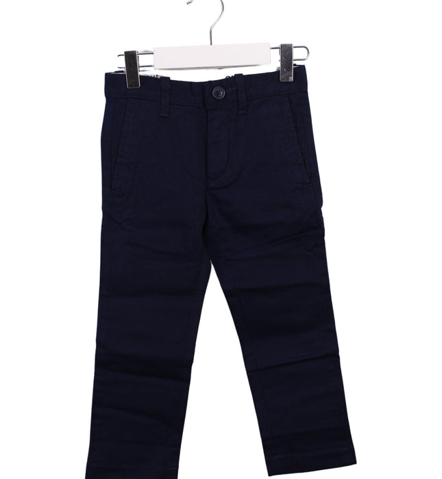 A Blue Casual Pants from Crewcuts in size 3T for girl. (Front View)