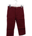 A Burgundy Casual Pants from Crewcuts in size 2T for girl. (Front View)