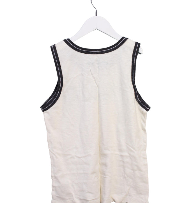 A White Sleeveless Tops from Crewcuts in size 12Y for boy. (Back View)