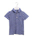 A Blue Short Sleeve Polos from Crewcuts in size 3T for boy. (Front View)