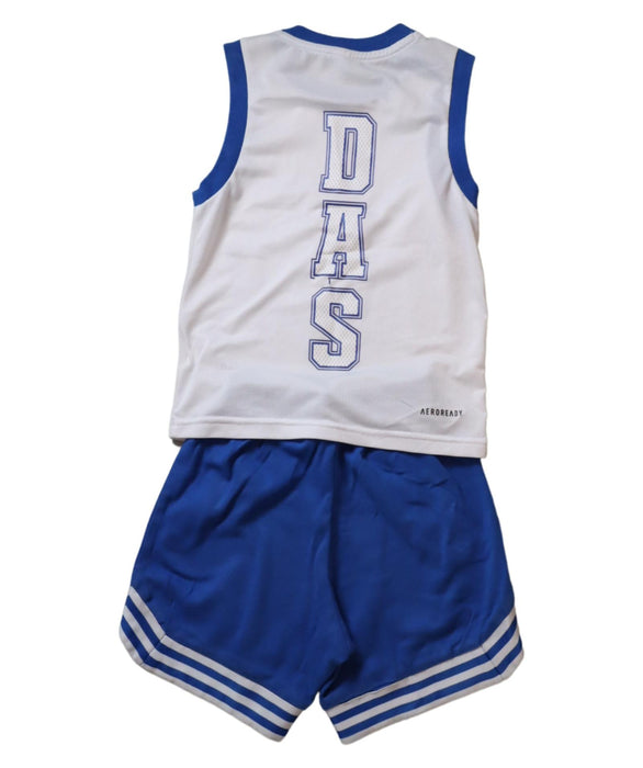 A Blue Shorts Sets from Adidas in size 2T for boy. (Back View)