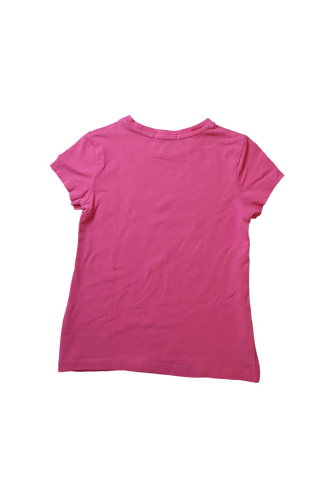 A Pink Short Sleeve T Shirts from Calvin Klein in size 6T for girl. (Back View)