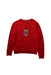 A Red Crewneck Sweatshirts from Petit Bateau in size 12Y for boy. (Front View)