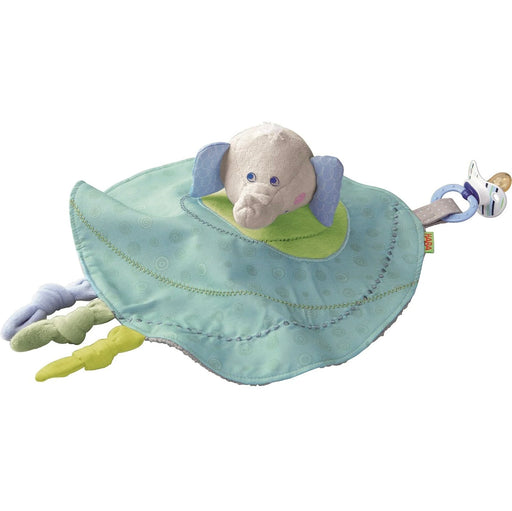 A Blue Soft Toys from Haba in size Newborn for neutral. (Front View)