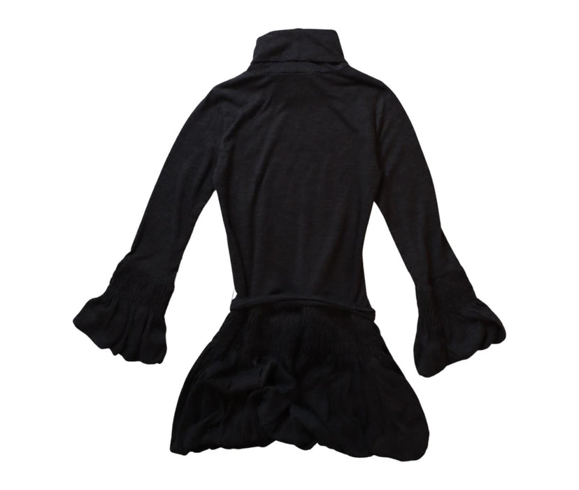 A Black Long Sleeve Dresses from Trussardi in size 8Y for girl. (Back View)