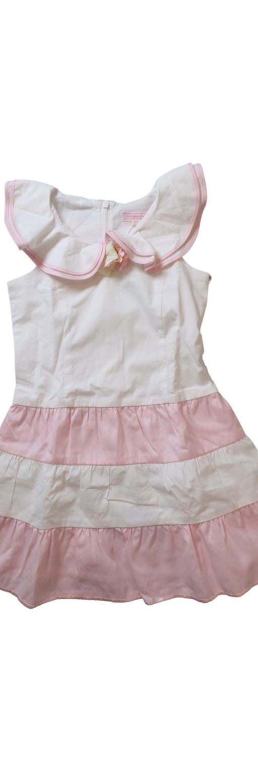 A Pink Sleeveless Dresses from Nicholas & Bears in size 4T for girl. (Front View)