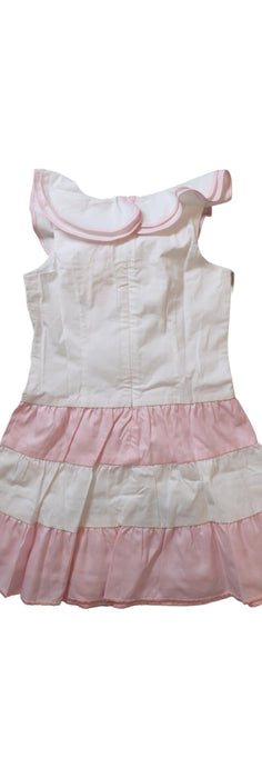 A Pink Sleeveless Dresses from Nicholas & Bears in size 4T for girl. (Back View)