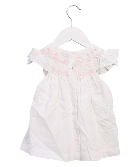 A White Short Sleeve Dresses from Ralph Lauren in size 2T for girl. (Back View)