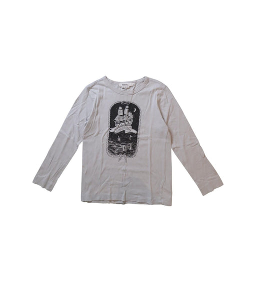 A Grey Long Sleeve Tops from Bonpoint in size 6T for boy. (Front View)