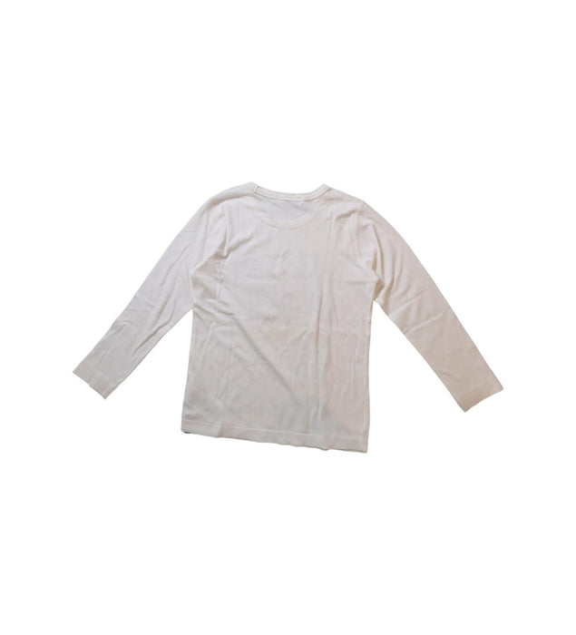 A White Long Sleeve Tops from Bonpoint in size 6T for boy. (Back View)