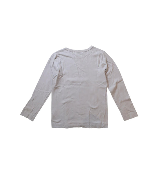 A Grey Long Sleeve Tops from Bonpoint in size 6T for boy. (Back View)