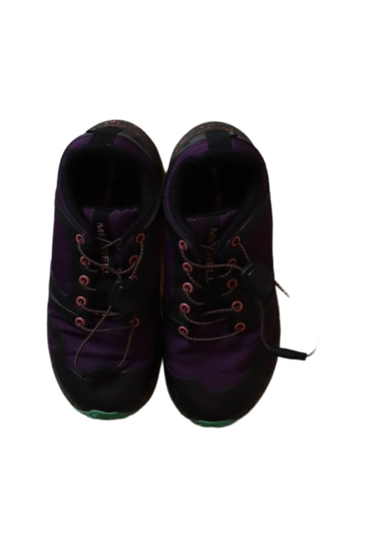 A Purple Sneakers from Merrell in size 6T for neutral. (Front View)