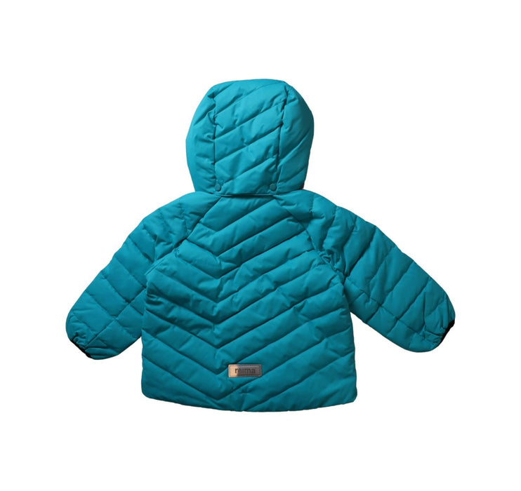 A Teal Ski Jackets from Reima in size 12-18M for neutral. (Back View)
