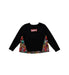 A Black Long Sleeve Tops from X-Girl Stages in size 2T for girl. (Front View)