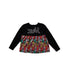 A Black Long Sleeve Tops from X-Girl Stages in size 2T for girl. (Back View)