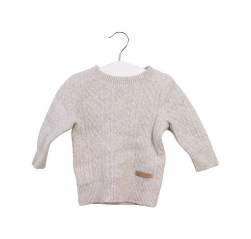 A Grey Knit Sweaters from Gannino d'Angelo in size 2T for neutral. (Front View)