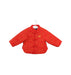 A Red Cardigans from mini kardi in size 2T for girl. (Front View)