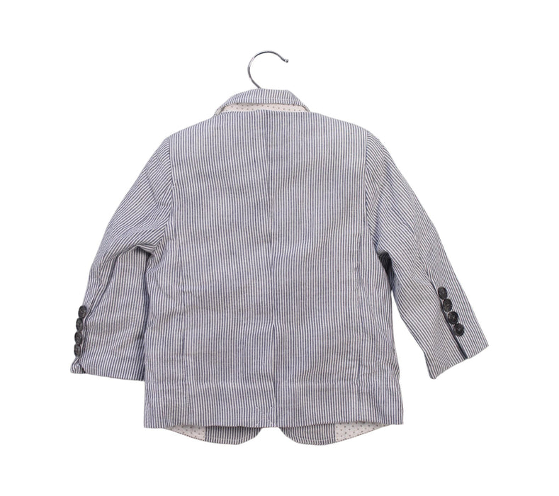 A Grey Blazers from Egg New York in size 12-18M for boy. (Back View)