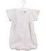 A White Short Sleeve Rompers from Chloe in size 12-18M for girl. (Front View)