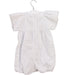 A White Short Sleeve Rompers from Chloe in size 12-18M for girl. (Back View)