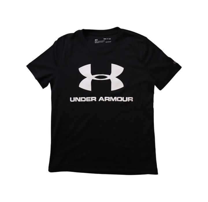 A Black Active Tops from Under Armour in size 8Y for boy. (Front View)