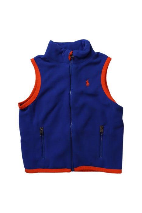 A Blue Outerwear Vests from Polo Ralph Lauren in size 3T for boy. (Front View)