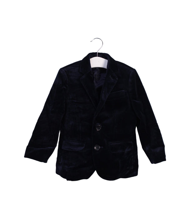 A Navy Blazers from Crewcuts in size 3T for boy. (Front View)