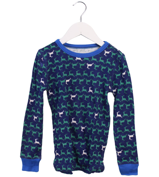 A Blue Pyjama Sets from Crewcuts in size 4T for boy. (Front View)