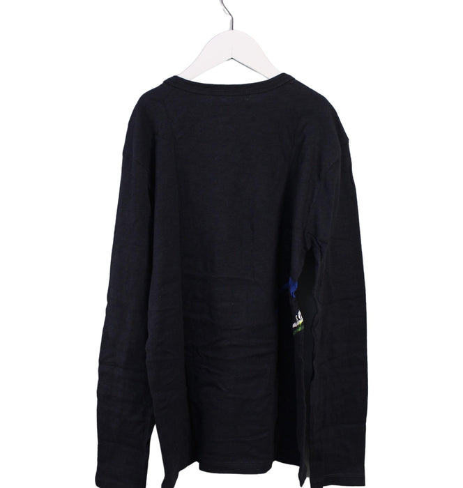 A Black Long Sleeve Tops from Crewcuts in size 12Y for boy. (Back View)