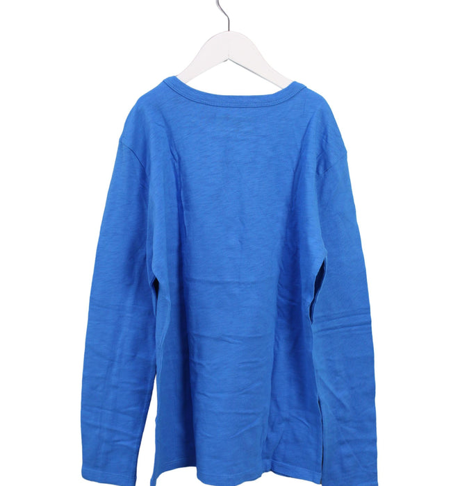 A Blue Long Sleeve Tops from Crewcuts in size 12Y for boy. (Back View)