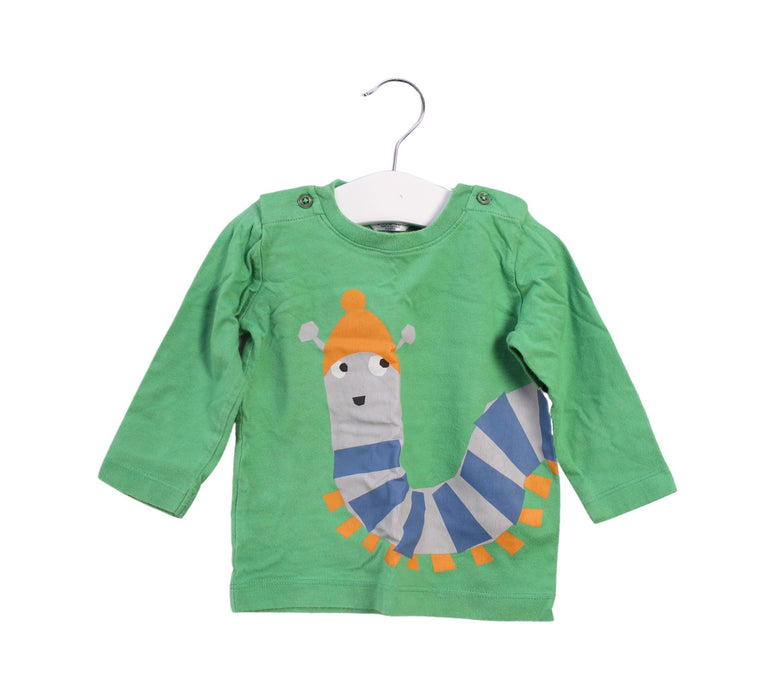 A Green Long Sleeve Tops from Boden in size 6-12M for boy. (Front View)