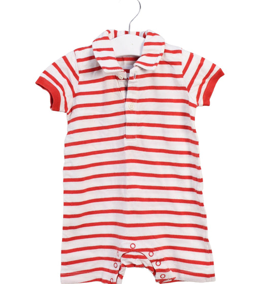 A Red Short Sleeve Rompers from Boden in size 6-12M for neutral. (Front View)